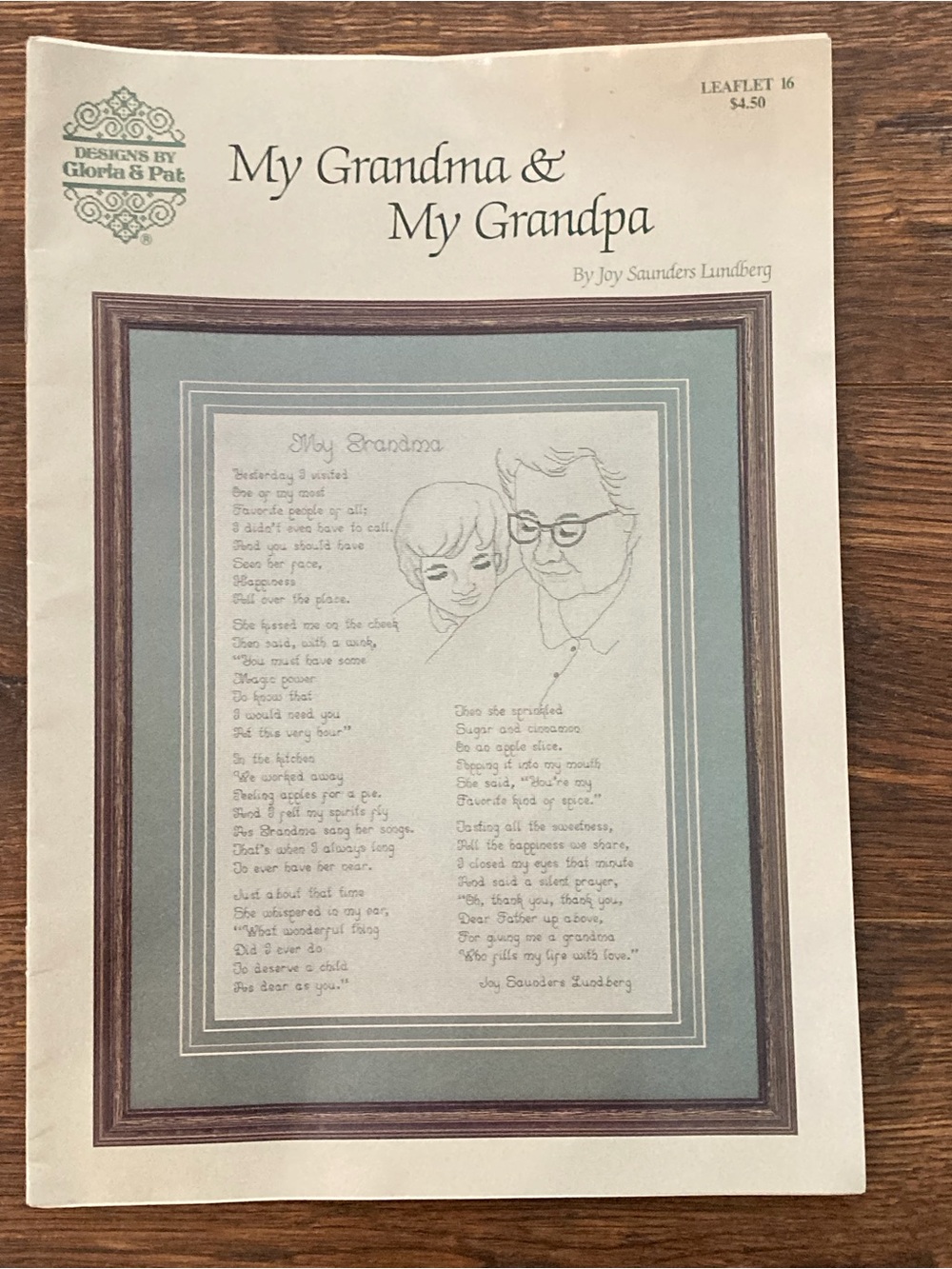 Designs by Gloria & Pat My Grandma & My Grandpa pattern
